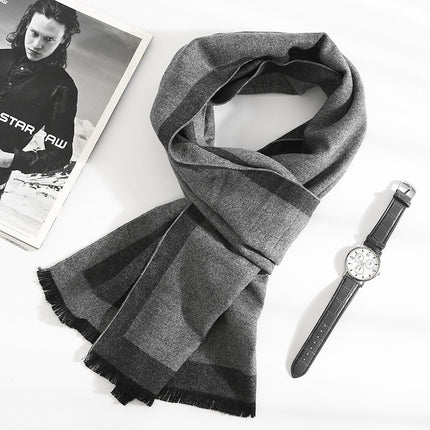 Men's Color Block Cashmere Scarf - Wnkrs