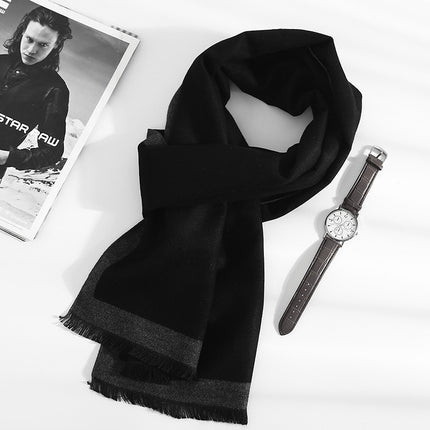 Men's Color Block Cashmere Scarf - Wnkrs