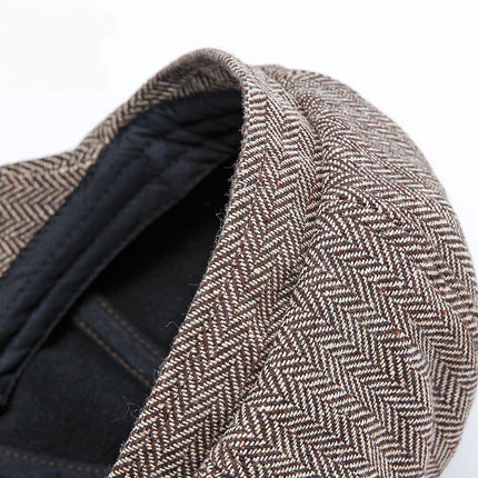 Men's Fashion Autumn Tweed Cap - Wnkrs