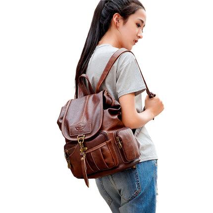 Vintage Leather Backpack - Wnkrs