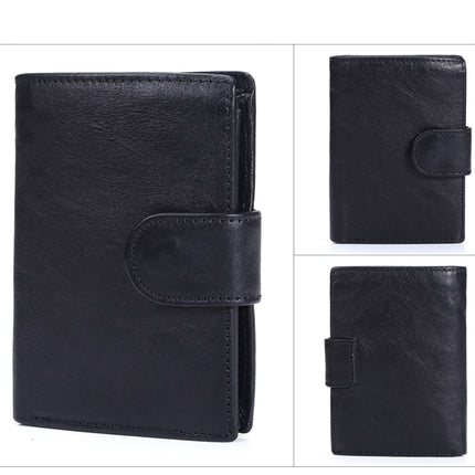 Vintage Bi-Fold Genuine Leather Wallet for Men - Wnkrs