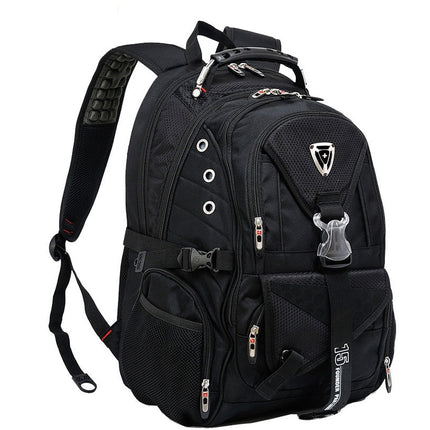 Men's Large Capacity Travel Backpack with Tactical Buckle - Wnkrs