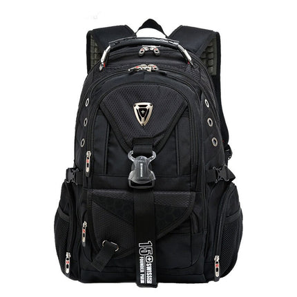 Men's Large Capacity Travel Backpack with Tactical Buckle - Wnkrs