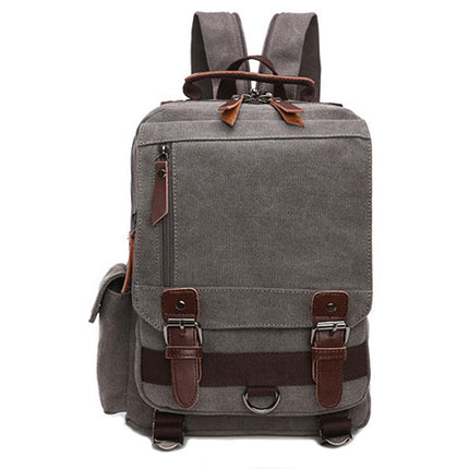 Men's Retro Style Canvas Backpack - Wnkrs