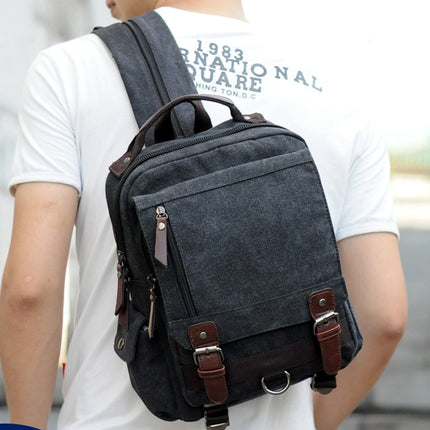 Men's Retro Style Canvas Backpack - Wnkrs