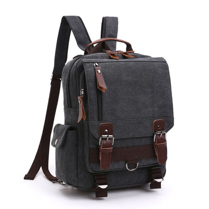 Men's Retro Style Canvas Backpack - Wnkrs