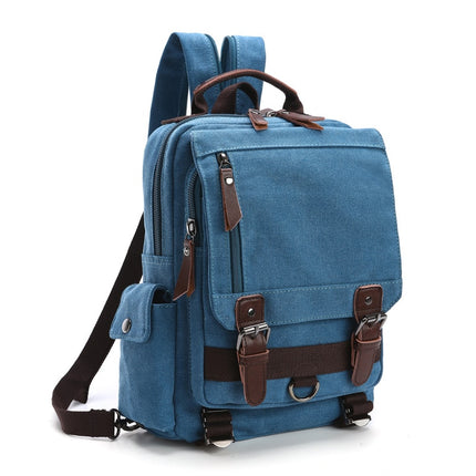 Men's Retro Style Canvas Backpack - Wnkrs