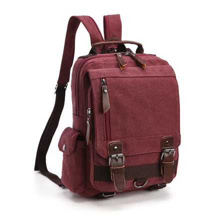 Men's Retro Style Canvas Backpack - Wnkrs