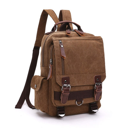 Men's Retro Style Canvas Backpack - Wnkrs