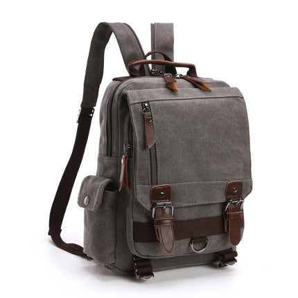 Men's Retro Style Canvas Backpack - Wnkrs