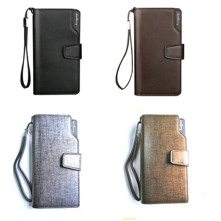 Men's Leather Zipper Wallet - Wnkrs