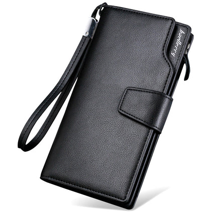 Men's Leather Zipper Wallet - Wnkrs