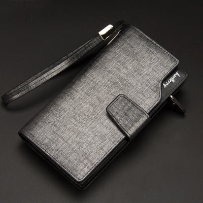 Men's Leather Zipper Wallet - Wnkrs