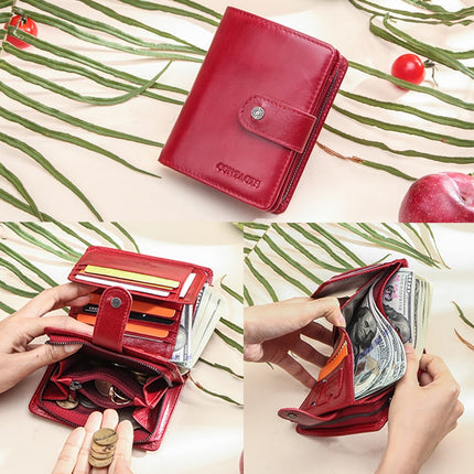 Women's Colorful Vertical Leather Wallet - Wnkrs