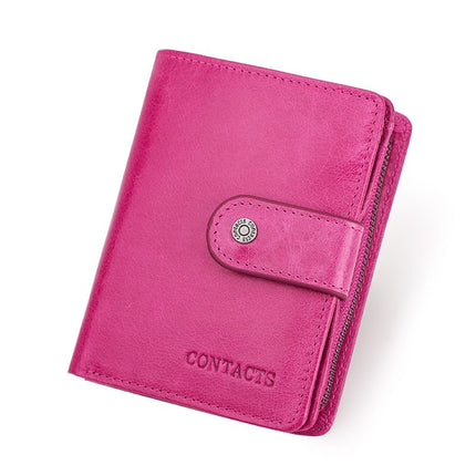 Women's Colorful Vertical Leather Wallet - Wnkrs