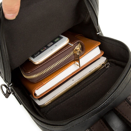 Men's Urban Style Eco-Leather Crossbody Bag - Wnkrs