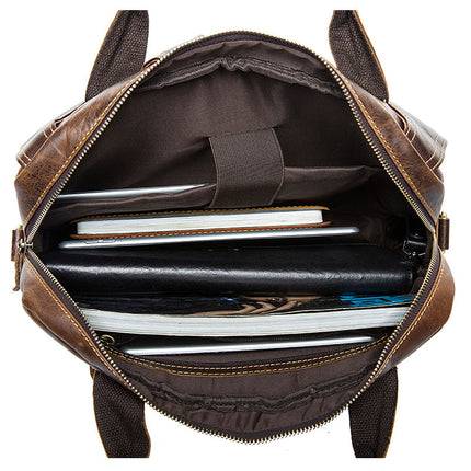 Genuine Leather Men's Handbag for Laptops - Wnkrs