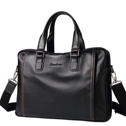 Men's Genuine Leather Crossbody Bag - Wnkrs