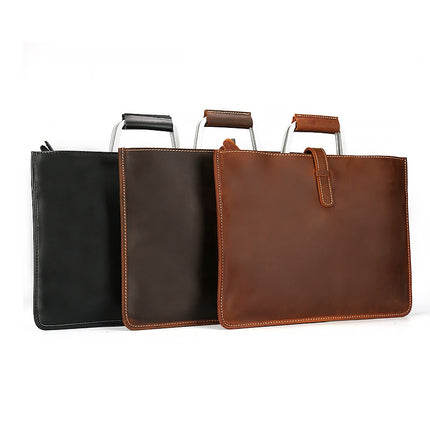 Slick Genuine Leather Handbag for Men - Wnkrs