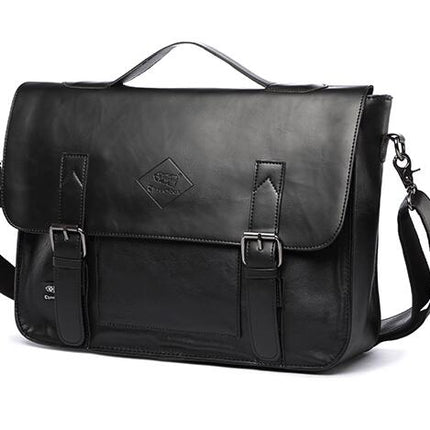 Men's Leather Briefcase - Wnkrs