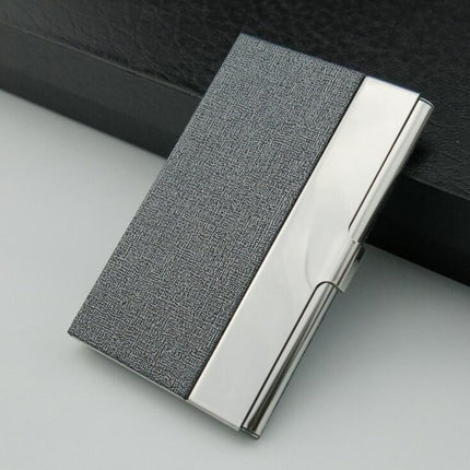 Men's Aluminum Leather Cardholder - Wnkrs