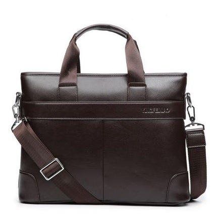 Men's Classic Leather Briefcase - Wnkrs