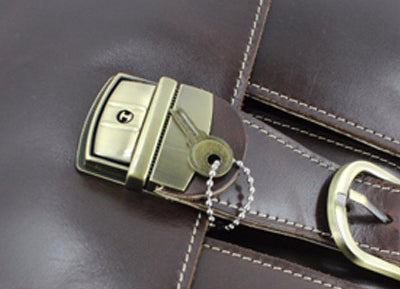Luxury Genuine Leather Men's Briefcase - Wnkrs