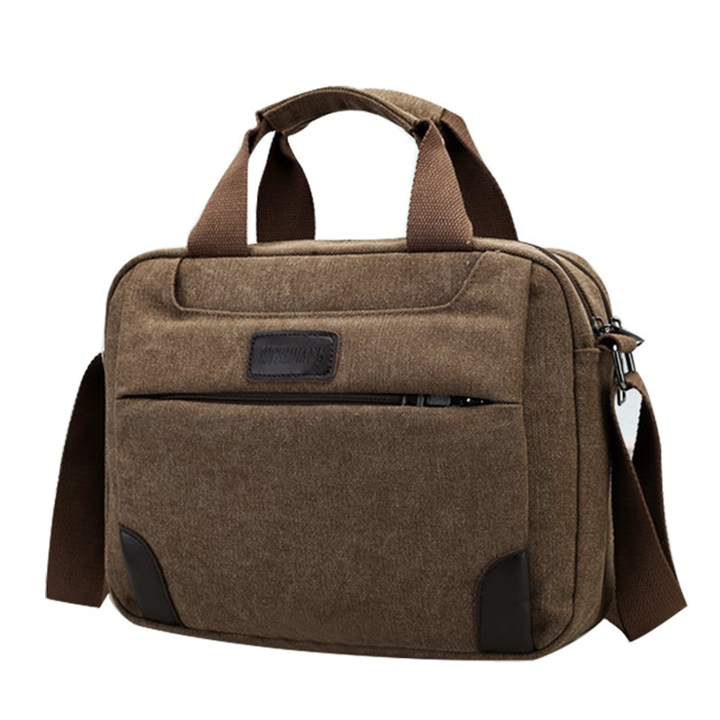 Men's Retro Canvas Briefcase
