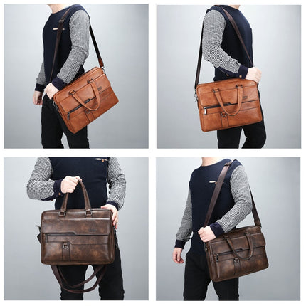 Men's Business Office Briefcase - Wnkrs