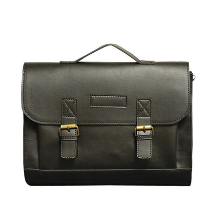 Elegant Leather Men's Briefcase - Wnkrs