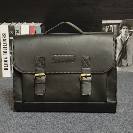 Elegant Leather Men's Briefcase - Wnkrs