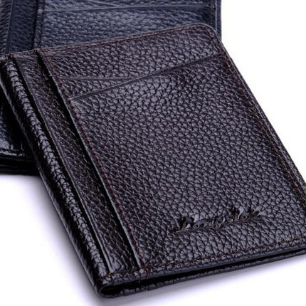 Cow Leather Credit Card and ID Holder for Men - Wnkrs