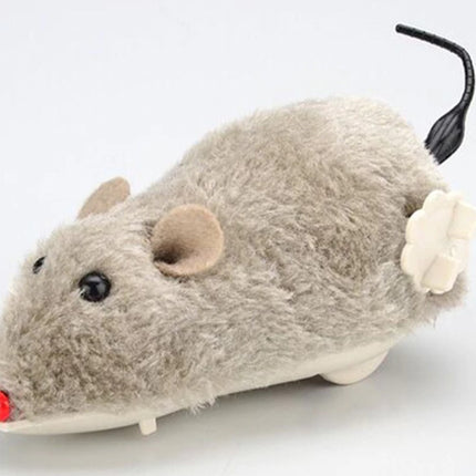 Cat's Plush Mouse Mechanical Toy - wnkrs