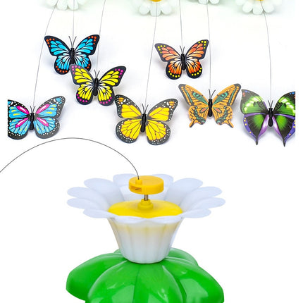 Electric Colorful Butterfly Toy for Pets - wnkrs