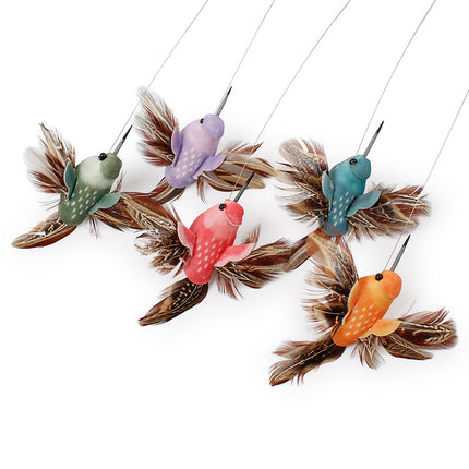 Colorful Electric  Butterfly and Bird - wnkrs