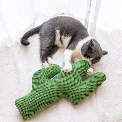 Cactus Catnip Cat  Plush Toy - wnkrs
