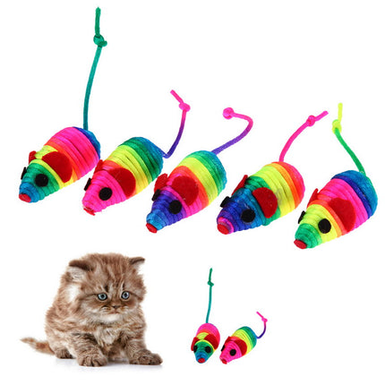 Colorful Toy Mouse Set (5 pcs) - wnkrs