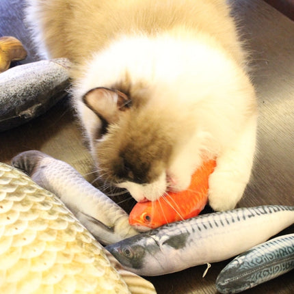 Cat Scratching Fish with Catnip - wnkrs