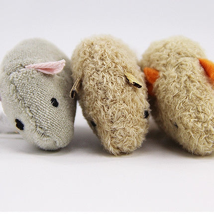 Plush Mouse Cat Toy 3 Pcs Set - wnkrs