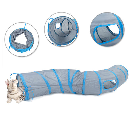 S Shaped Long Tunnel Toy for Cats - wnkrs