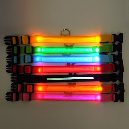Dogs Nylon LED Collar - wnkrs
