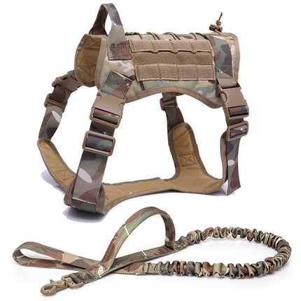 Dog Harness and Leash Set With Nylon Handle - wnkrs