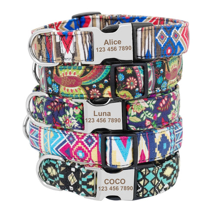 Personalized Nylon Tag Collar - wnkrs