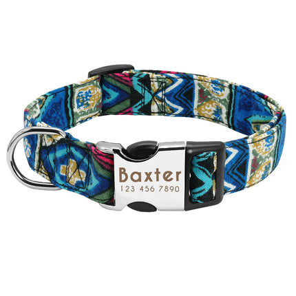 Personalized Nylon Tag Collar - wnkrs