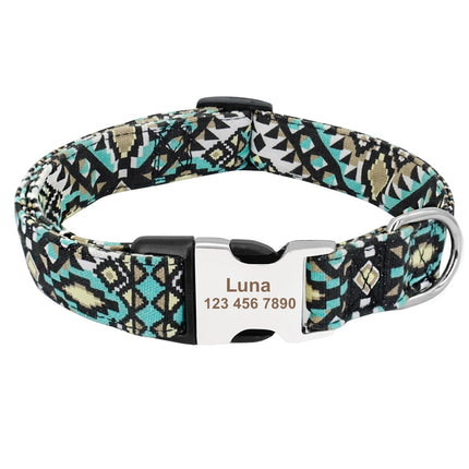 Personalized Nylon Tag Collar - wnkrs