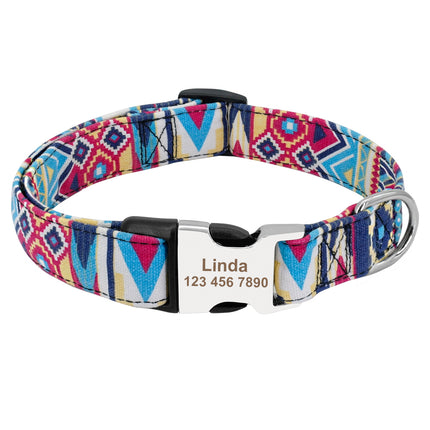 Personalized Nylon Tag Collar - wnkrs