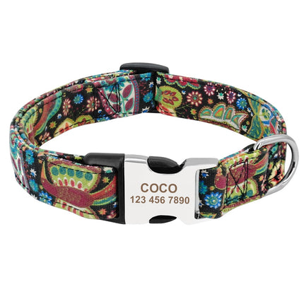 Personalized Nylon Tag Collar - wnkrs
