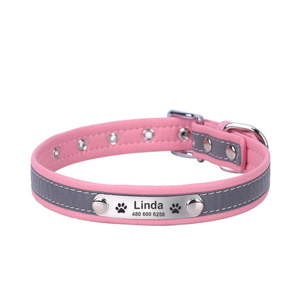 Personalized Reflective Dog Collar - wnkrs