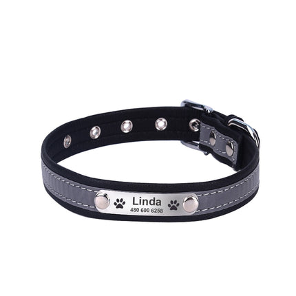 Personalized Reflective Dog Collar - wnkrs