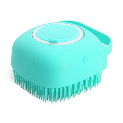 Dog Bath Massage Brush with Shampoo Dispenser - wnkrs